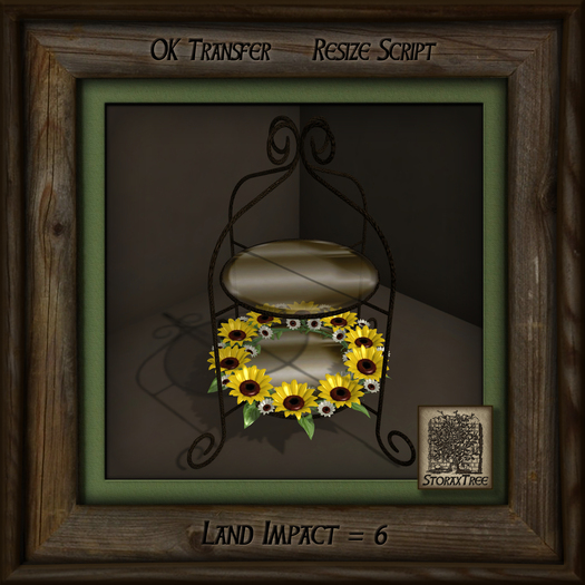 Sunflowers Display Rack Iron q