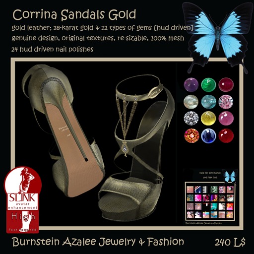 Corrina Sandals [Gold]