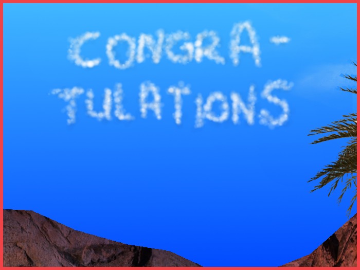 Second Life Marketplace - Clouds Writing - Congratulations
