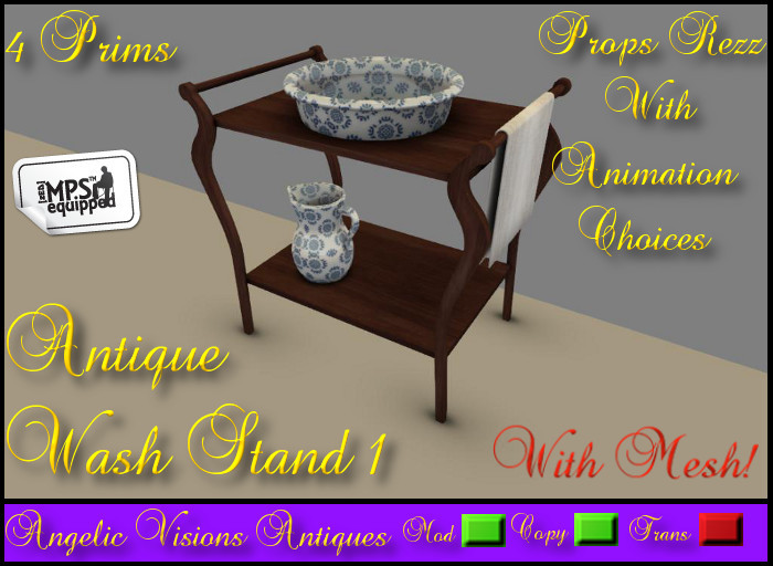 Antique Wash Stand 1 Boxed RC