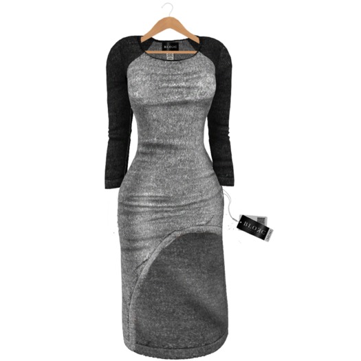 BLOKC Asym Knit Dress - Baseball