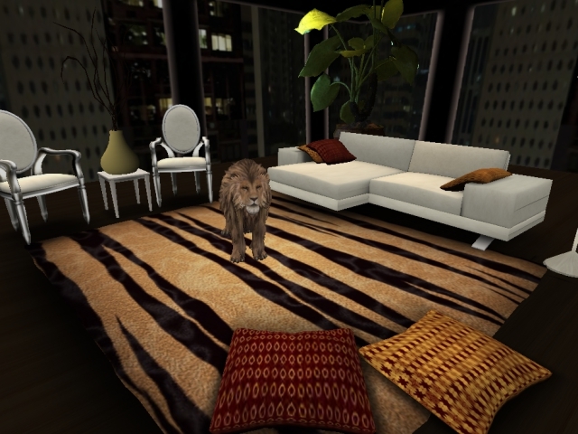 H♥MD- Wild Animal Tiger Rug 