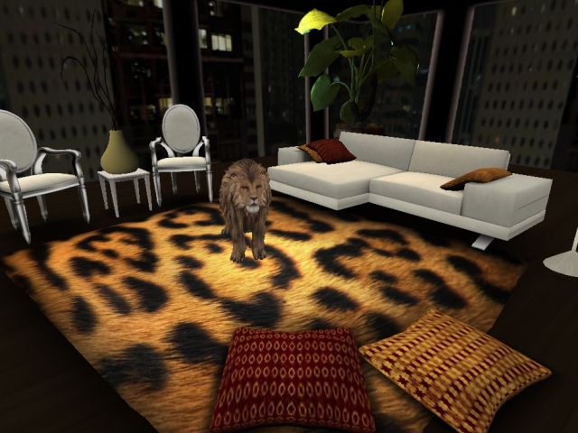 H♥MD- Wild Animal Leopard Rug 