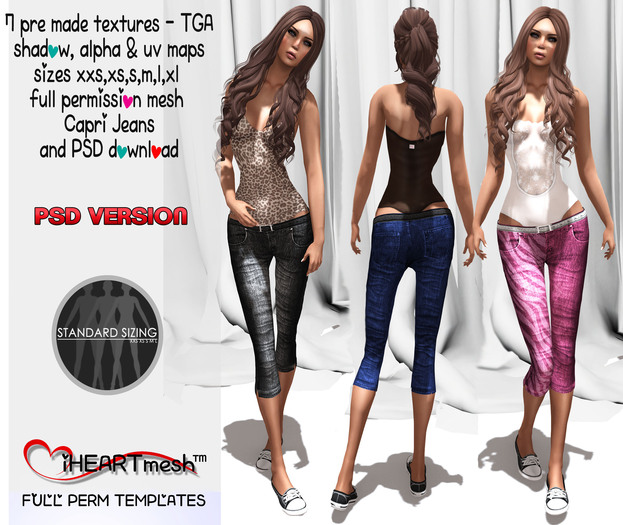 iHm - Capri Jeans - Full perm PSD *update*