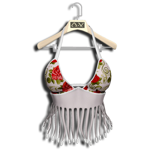 .:Vitrimi:. Beaded Fringed Top Roses