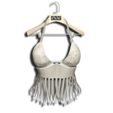 .:Vitrimi:. Beaded Fringed Top Birds