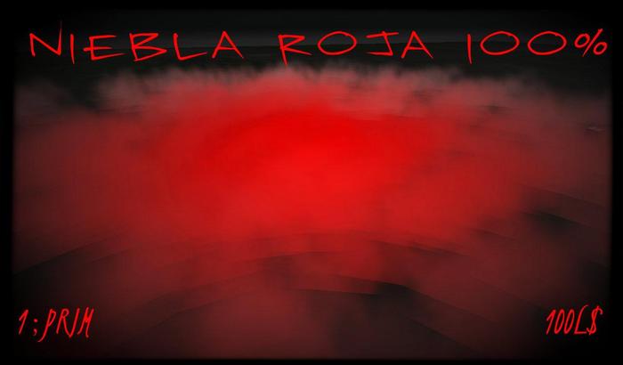 niebla roja