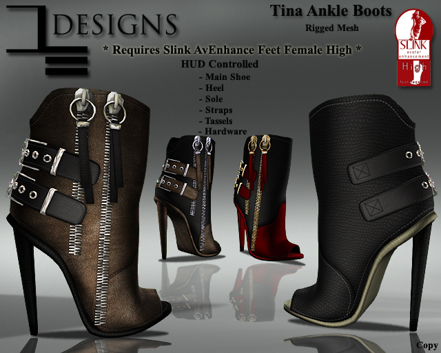 DE Designs - Tina Ankle Boots