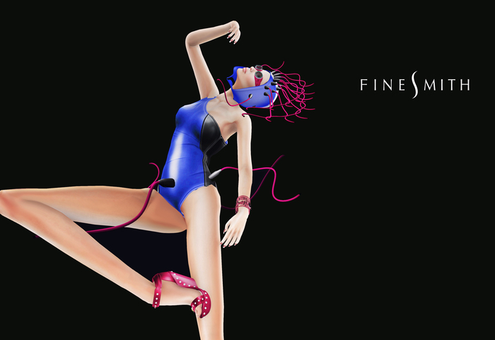 F I N E S M I T H - DIVING blue/ pink