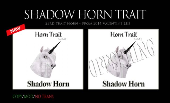 SHADOW HORN SIGN & OFFPRING