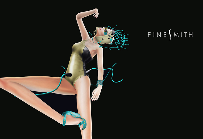 F I N E S M I T H - DIVING gold to aqua