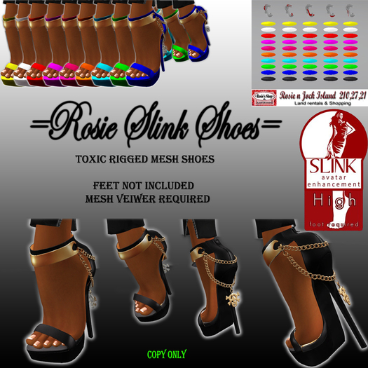 =Rosie Slink Shoes= Toxic