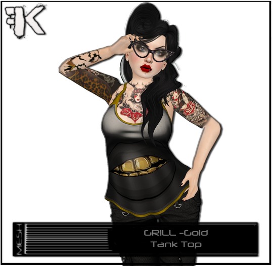 FK! - Grill TankTop - Gold