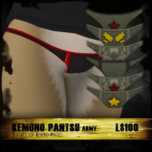 STARVE: Kemono Panties - Army Pack