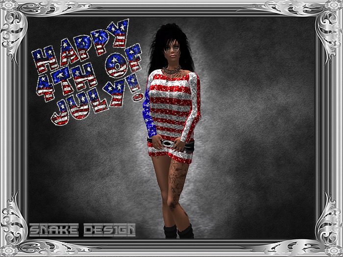 *SD* 4th July Mini - Mesh -BOX-