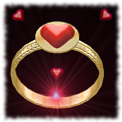 bague or saint valentin