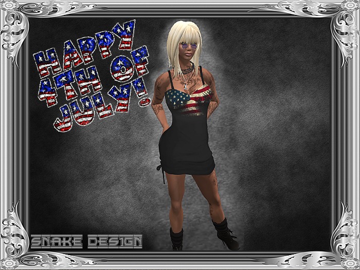 *SD* 4th July Dress - Mesh