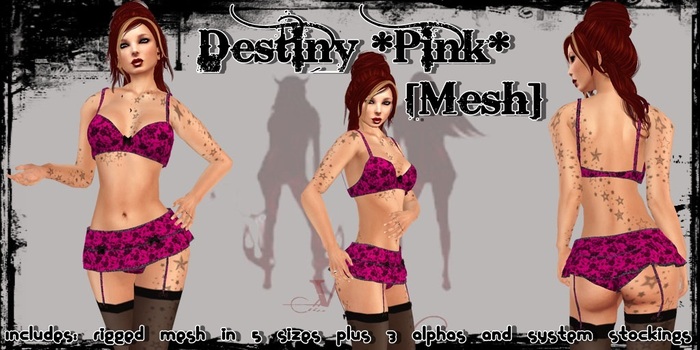 ^WSC^ Destiny *Pink* {Mesh}