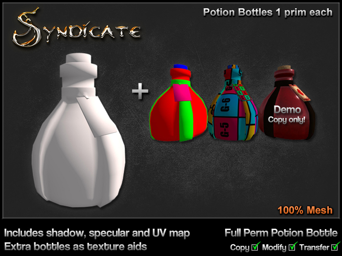 Syndicate - Full Perm Potion Bottle