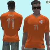 NETHERLANDS - ROBBEN 11 - male shirt (MESH) boxed