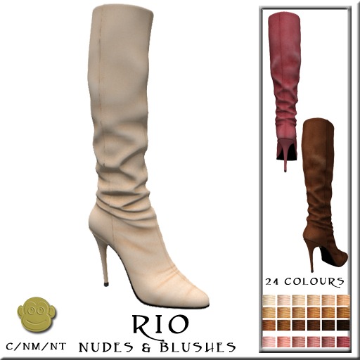 BM Rio Boots Nudes & Blush