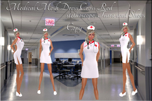 Maternity Clinic LadyS - Medical Mesh Dress Cross Red