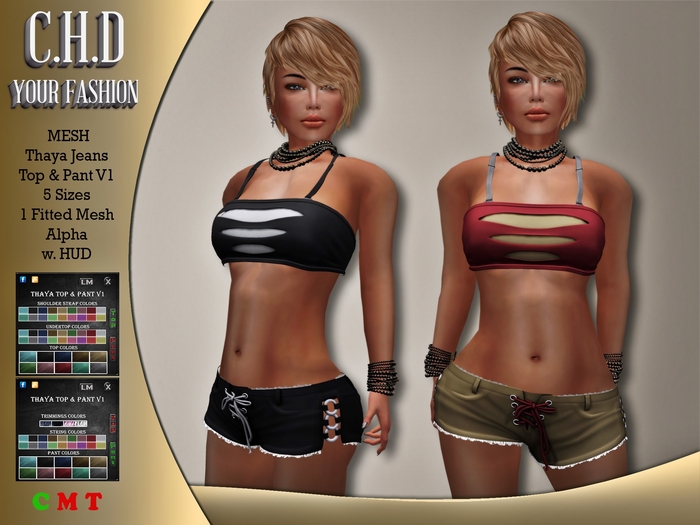 [C.H.D] Thaya Jeans Top & Pant V1
