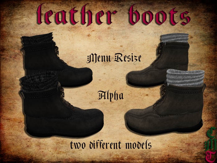 leather boots