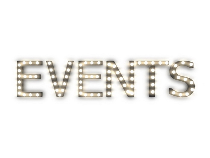 [Px] "EVENTS" Illuminated Light Bulbs Sign