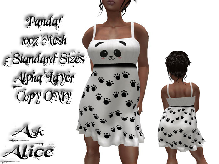 /:\AA/:\ Panda! Sundress Boxed