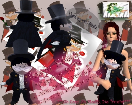 TUXEDO KAMEN CARRING DOLL