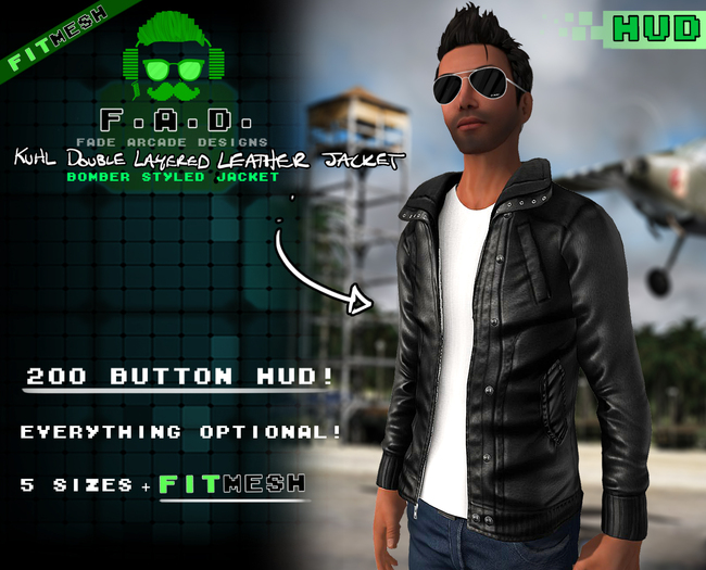 F.A.D. // Kuhl Double Layered Leather Jacket- FitMesh/Materials