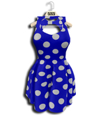 .:Vitrimi:. Retro MIni Dress Polka Dot Navy