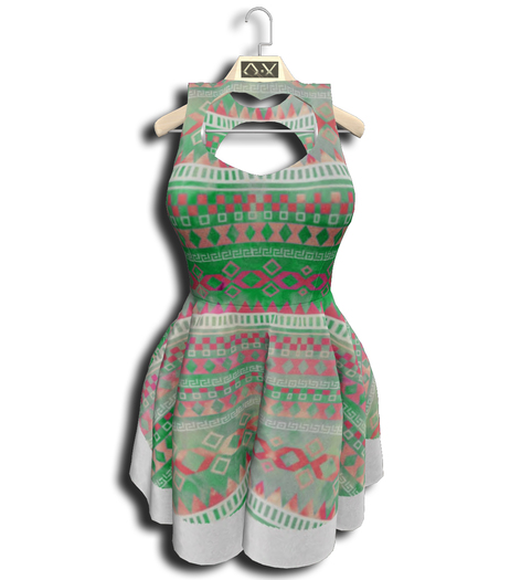 .:Vitrimi:. Retro MIni Dress Aztec Multi