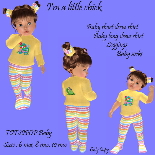 TOTSIPOP Pajamas I'm a little chick