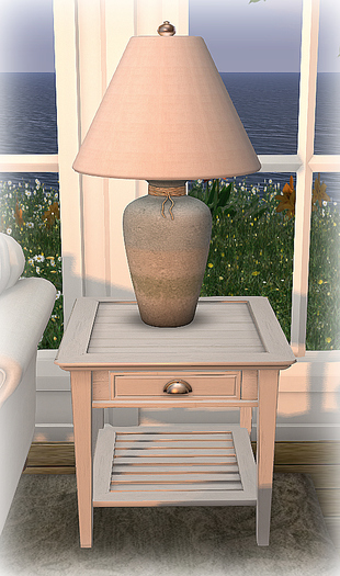 White Shaker End Table / Nightstand