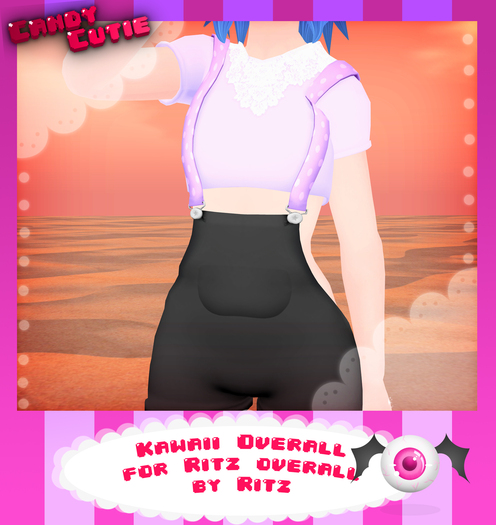 .:CandyCutie:. Kawaii Top & Overall mod (For Ritz Overall)