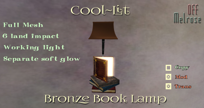 [offM] CoolLit - Book Lamp (Bronze)