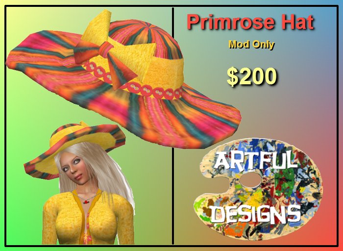 Primrose Hat - NOW ON SALE!