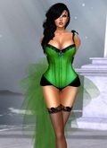 Monet Corset~Green