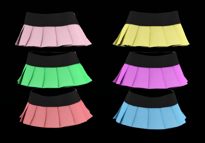 ~TSE~ Light Colour Pack For .::ABC::. Tennis Skirt