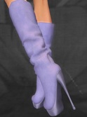 Hailey Boots Purple Boxed