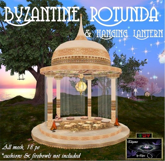*EbE* Byzantine Rotunda (roses lamp)