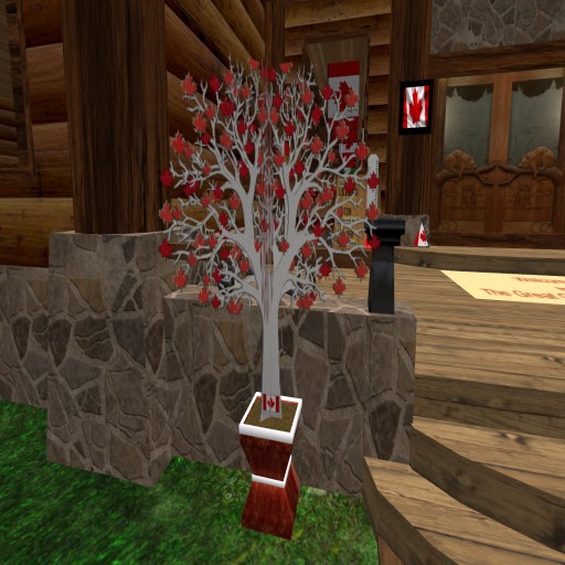 RG TREE CANADA DAY DECORATIVE 2 PRIM