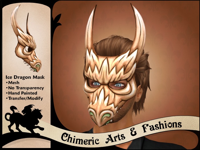 Ice Dragon Mask (Copper)
