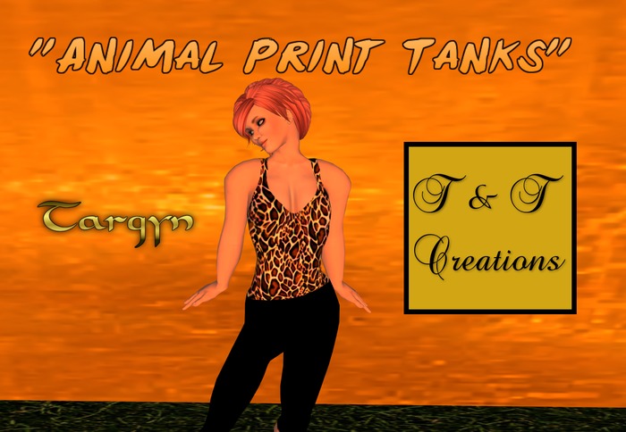 T & T GiraffePrintTank