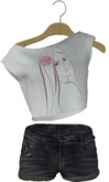 Entice - Karla Top & Shorts Fiesty