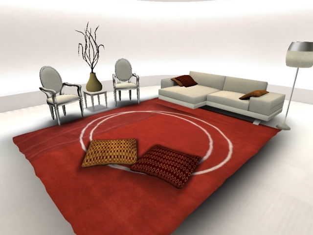 H♥MD- MODERN AREA RUG MI.132s
