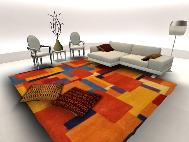 H♥MD- MODERN AREA RUG MI.120s