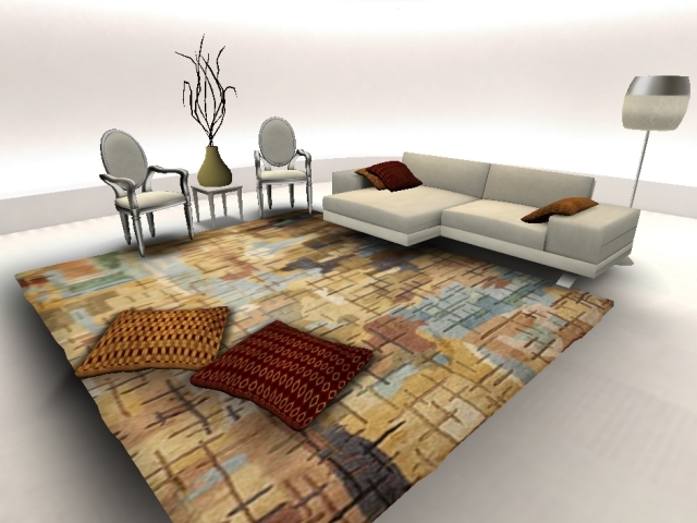 HIMD- MODERN AREA RUG MI.98s (boxed)
